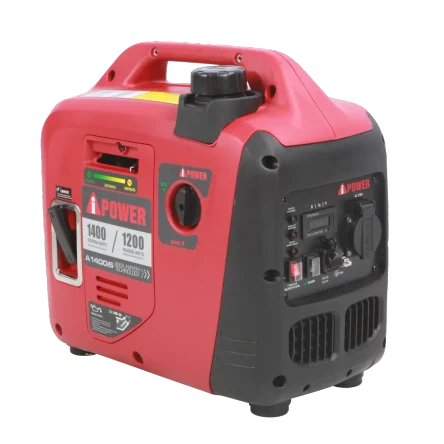 Инверторный бензиновый генератор A-iPower A1400IS с ручным запуском, 1.2 кВт, 230В